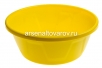 Таз пластиковый круглый  5 л Лайт желтый (Ижевск) 