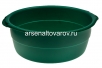 Таз пластиковый круглый 14 л с ручками ударопрочный мятный (Ижевск) 