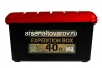 Контейнер для хранения пластиковый  40 л 600*360*320 мм Экспедиционный ящик (PF-EB-08) черный/красный (Следопыт) 