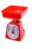 Весы настольные до  5 кг с чашей Макстроник MAX-1800 красные (КНР) 
