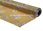 клеенка столовая нетканая основа Амарант рулон (20 м*1,37 м) Полевые цветы (7317В)