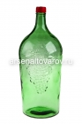 бутылка стеклянная 7 л винтовая крышка зеленая (Россия)