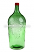 Бутылка стеклянная 7 л винтовая крышка зеленая (Россия) 