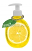 Мыло туалетное жидкое  375 мл Лара лимон (Турция) 