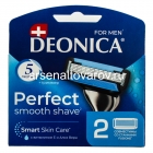 кассеты для бритья мужские Деоника 5 лезвий (уп из 2 шт) (Арнест)