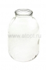 Банка стеклянная для консервирования СКО-1-82  3 л (обычная крышка) (Россия) 