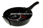 сковорода алюминиевая литая с антипригарным покрытием 24 см съемная ручка Эклипс (ГМ2401ЭКИ) (Гурман)