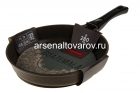 сковорода алюминиевая литая с антипригарным покрытием 28 см съемная ручка Гватемала коричневая (ГМ2801 ГВ) (Гурман)