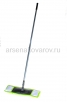 Швабра плоская насадка из микрофибры Клин зеленая (Мор) 310474 (Рыжий кот) 