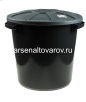 Бак пластиковый  60 л для непищевых с крышкой (АП 564) (Альт-Пласт) 
