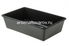 ящик для рассады пластиковый 40*25*10,7 см №8 черный (Садовита)