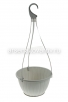 Кашпо подвесное пластиковое  6 л 27*17 см серое Нео (АП 1299) (Альт-Пласт) 