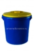 Бак пластиковый  32 л для пищевых с крышкой синий (Ижевск) 
