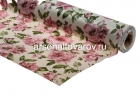 клеенка столовая тканевая основа Флер рулон (20 м*1,4 м) Пионы (81395А)
