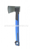 Топор-колун 1,24 кг в сборе фиберглассовая ручка пластиковый чехол Ремоколор (39-1-124)