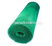 Сетка садовая пластиковая (15 мм*15 мм) рулон 1 м*20 м эконом бирюзовая (Ростов)