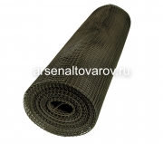 Сетка садовая пластиковая (15 мм*15 мм) рулон 1 м*20 м эконом коричневая (Ростов)