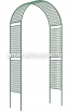Арка садовая металлическая 2,55*0,51*1,2м труба 51 мм Решетка широкая прямая зеленая (Россия) 