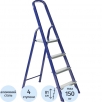 Стремянка  4 ступени высота площадки 83 см до 150 кг стальная (Алюмет) М8304 