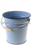 Ведро эмалированное 12 л (С41124) без крышки голубое без рисунка (Сибирские товары)