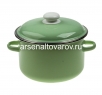 Кастрюля эмалированная  4 л (9МD201Р) салатовая (Сибирские товары)