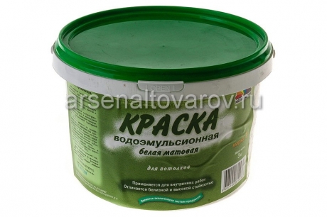 краска водоэмульсионная для потолков Магия радуги М-1 3 кг белая матовая