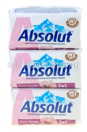мыло туалетное Абсолют 90 гр дикая орхидея (Весна) 6120