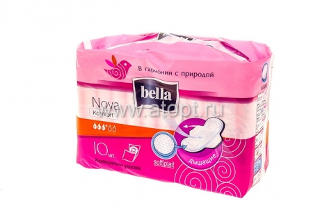 прокладки гигиенические Белла Нова комфорт софт 10 шт (Россия) BE-012-RW10-E07
