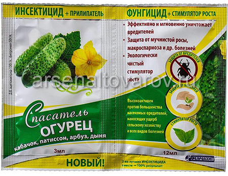 На страже сада и огорода: чем поможет препарат «Спасатель»? - Огурец